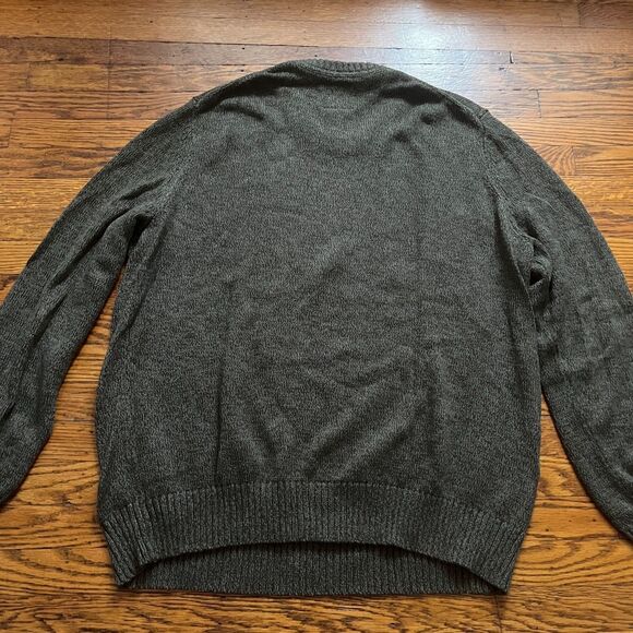 Vintage St Johns Bay Knitted Brown Fisherman Sweater Men's Size XXL - Picture 5 of 6